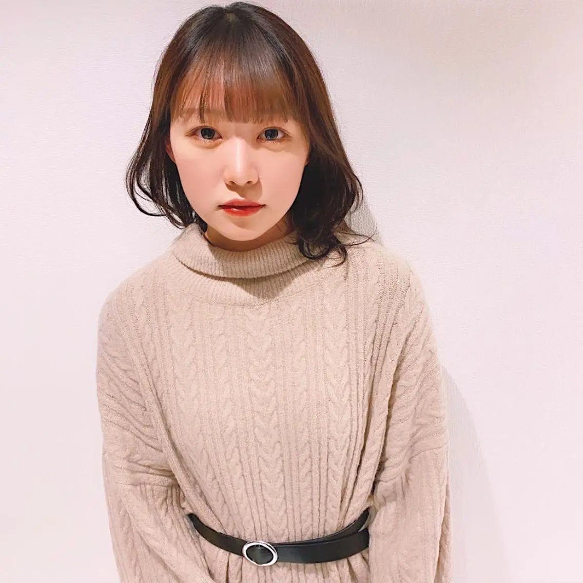 ミディアム カラー 中川 竜誠のヘアスタイル