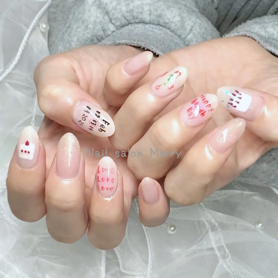ネイル ハンドネイル Nail salon Merryのネイルデザイン