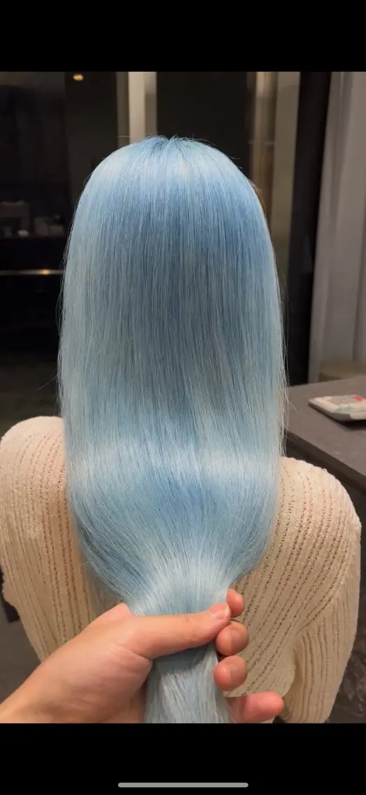ロング カラー カット ヘアカラー トリートメント れい🫧 ハイトーン特化のヘアスタイル
