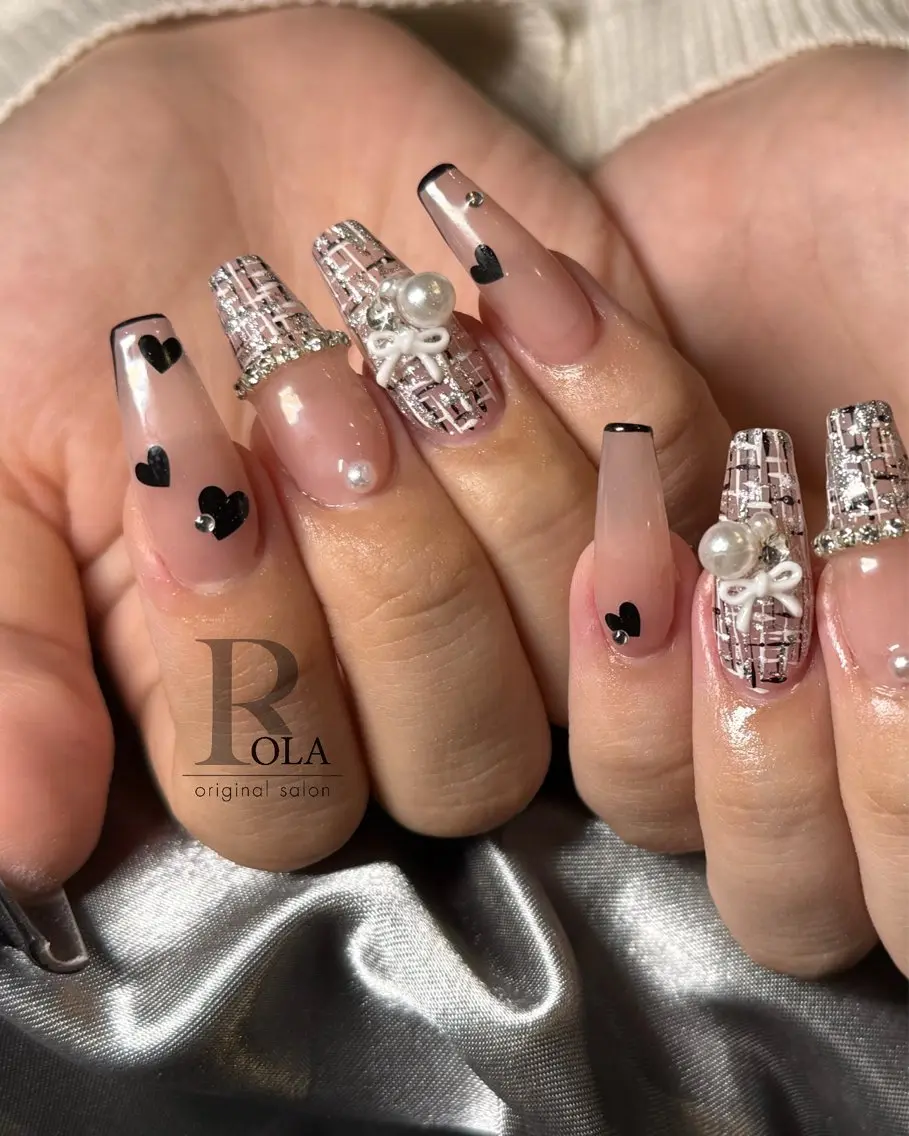 ネイル 長さ出し スカルプネイル ワンホンネイル ハンドネイル original salon ROLAのネイルデザイン