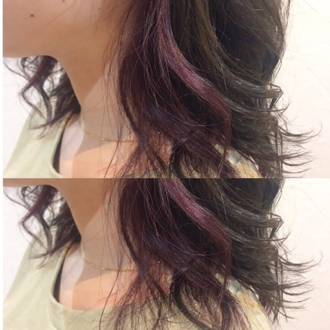 ミディアム カラー インナーカラー 韓国ヘア☁️ mitsukiのヘアスタイル