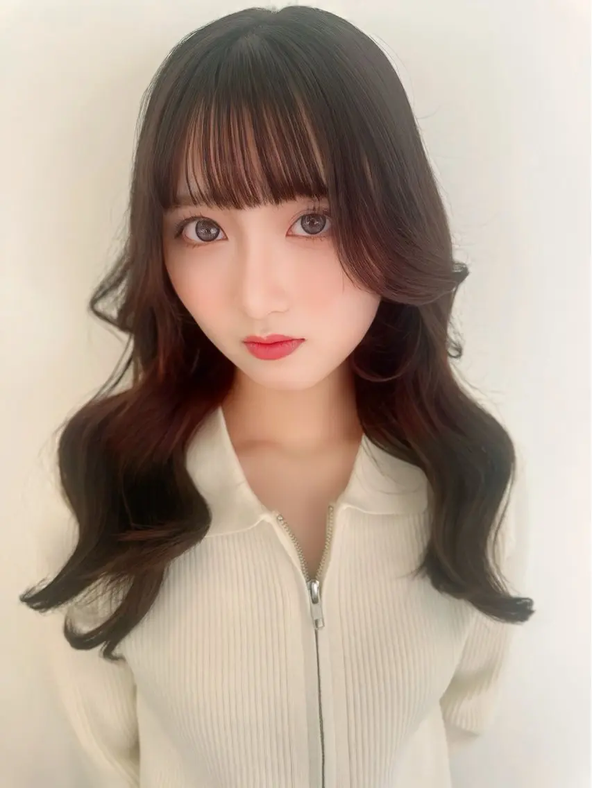 ロング ヘアカラー ⠀ HIMIのヘアスタイル