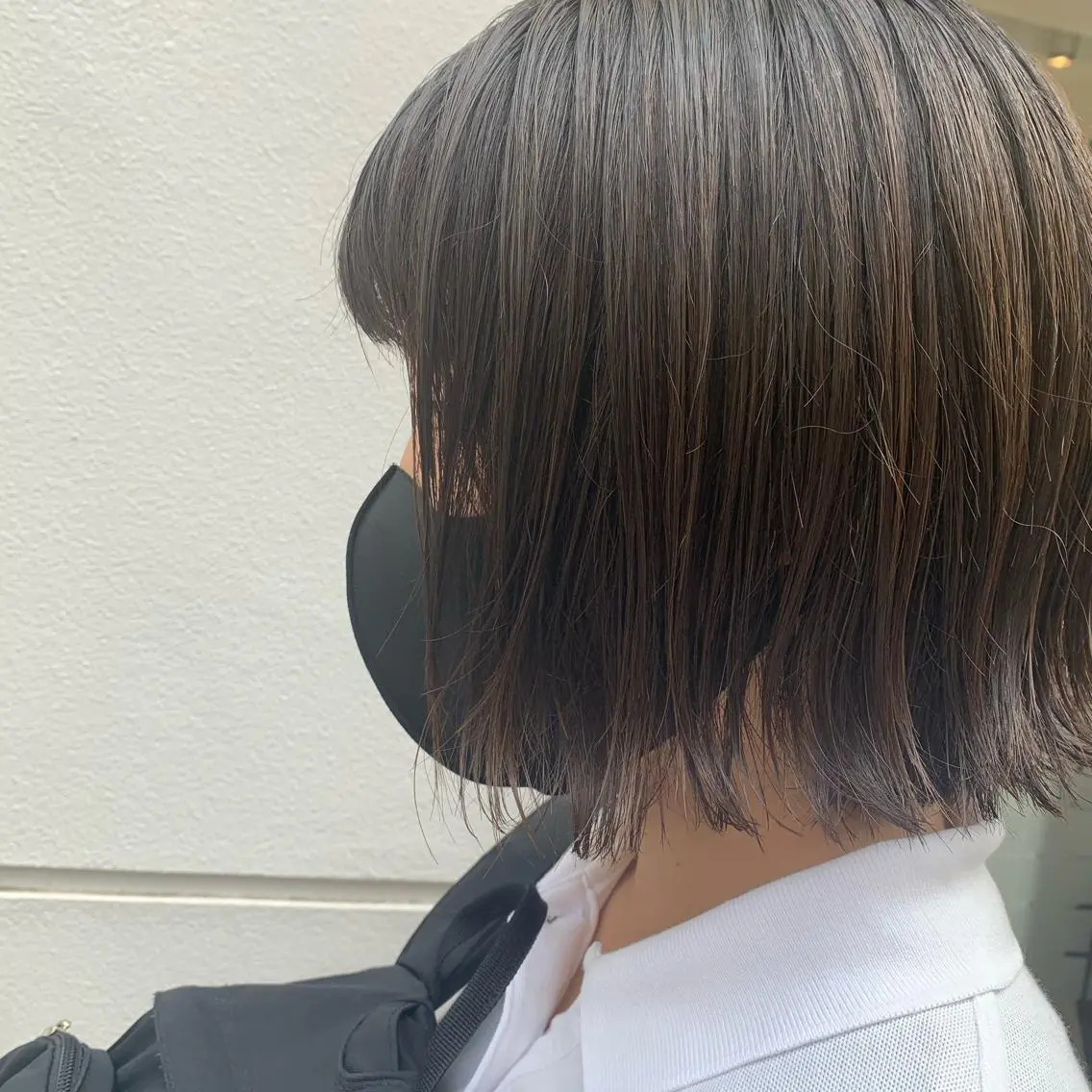 ショート ヘアアレンジ サナ🌱 切りっぱなしボブのヘアスタイル