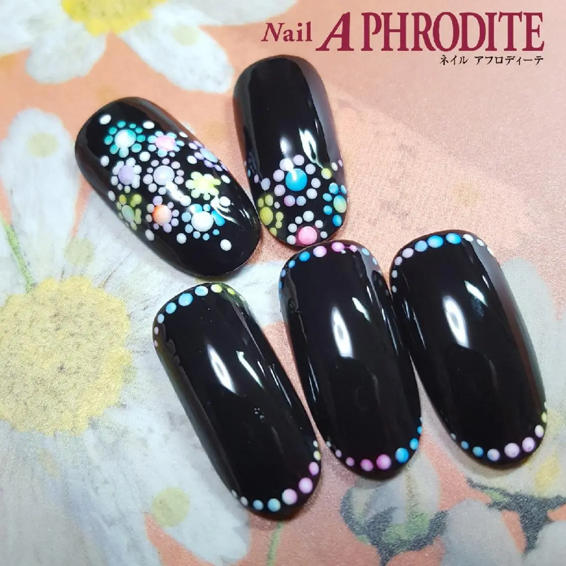 ネイル フラワーネイル Nail Aphroditeのネイルデザイン