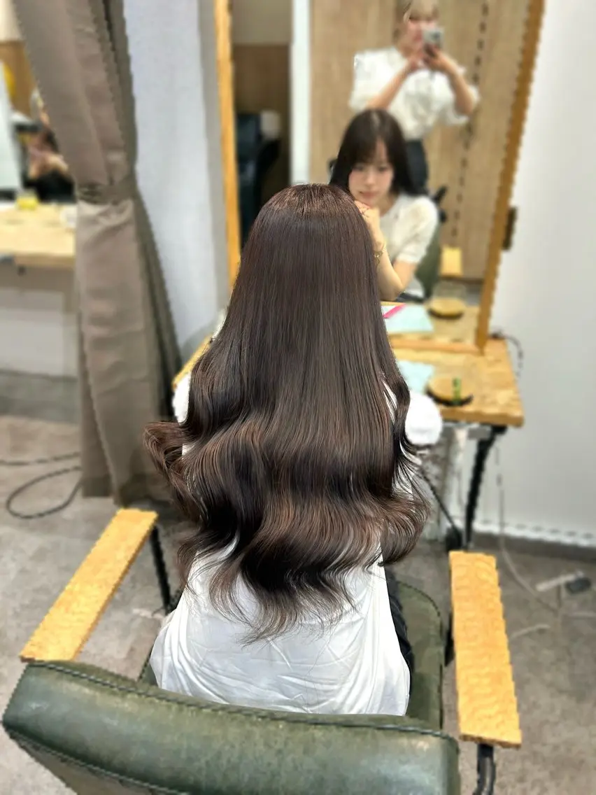カラー ヘアカラー 💖韓国ヘア/ エクステmikotoのヘアスタイル