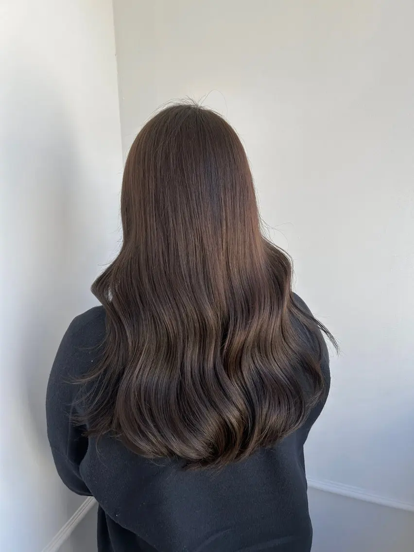 ロング カラー グレージュ レイヤーカット 瀬戸 昭秀のヘアスタイル