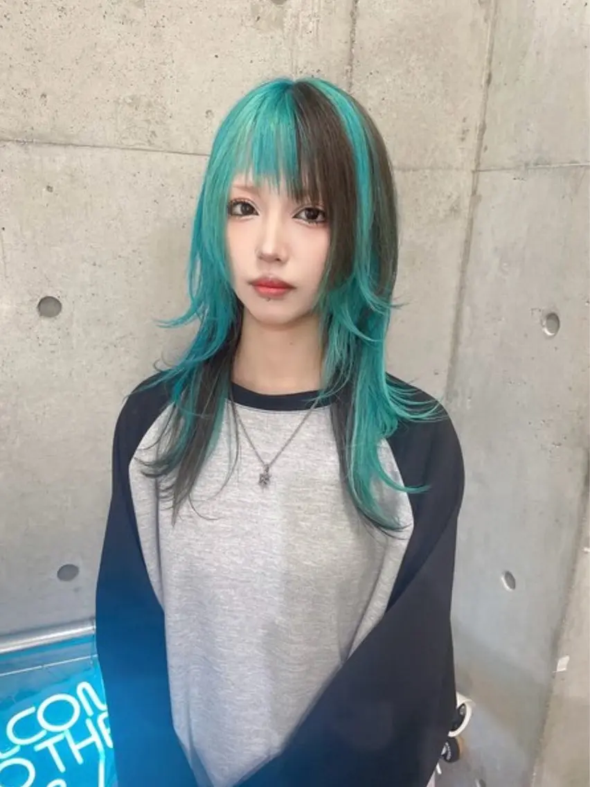 セミロング カラー mai🎠🎈 カラーモデル募集中のヘアスタイル