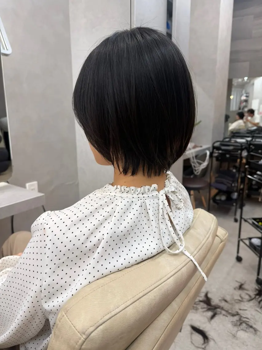 ショート カット トリートメント 山中 欧輔のヘアスタイル