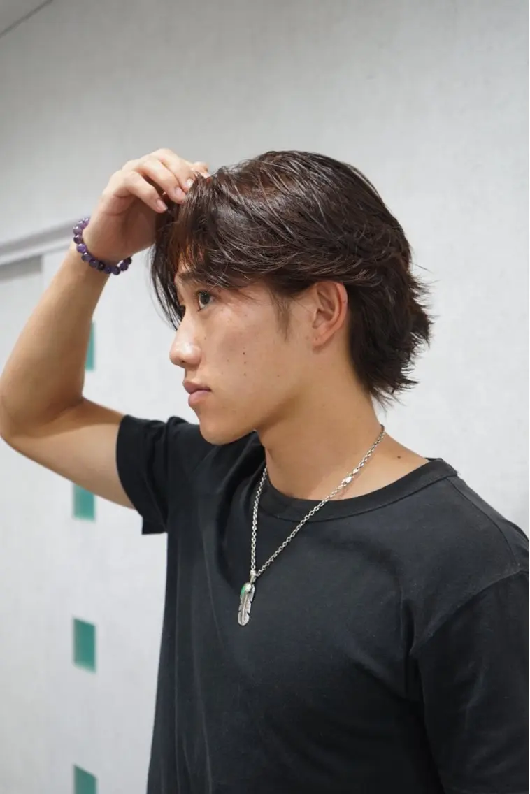 ミディアム パーマ men’s hair / 隼翔のヘアスタイル