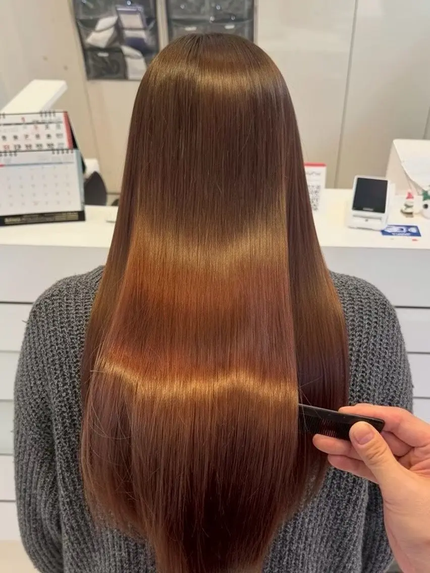 🫧‪レイヤーカット +艶カラー純菜🫧‪のヘアスタイル