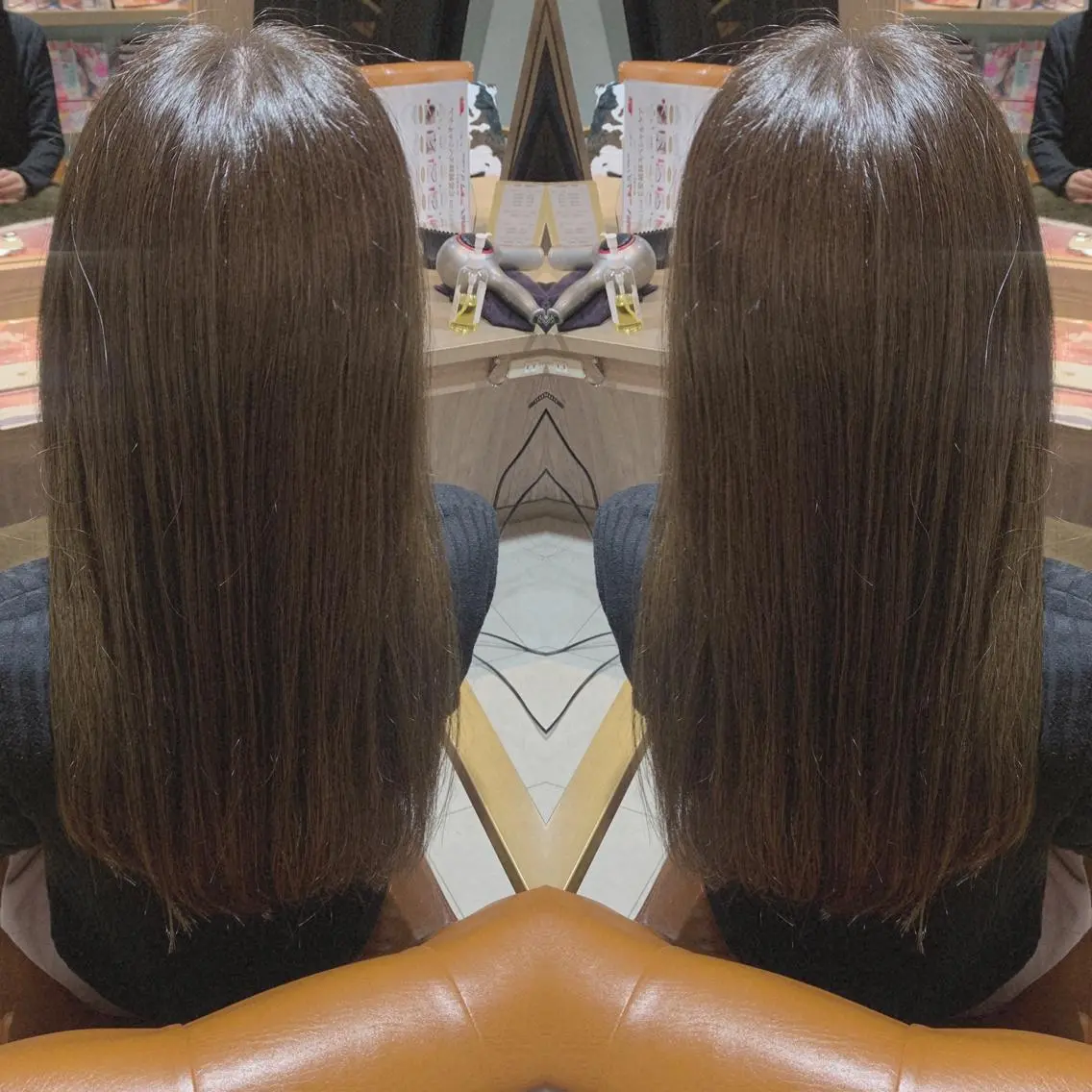 ロング カラー アッシュ アッシュグレー アッシュグレージュ 透明感カラー グレージュ 韓国🇰🇷 ✂︎hair 内田愛のヘアスタイル