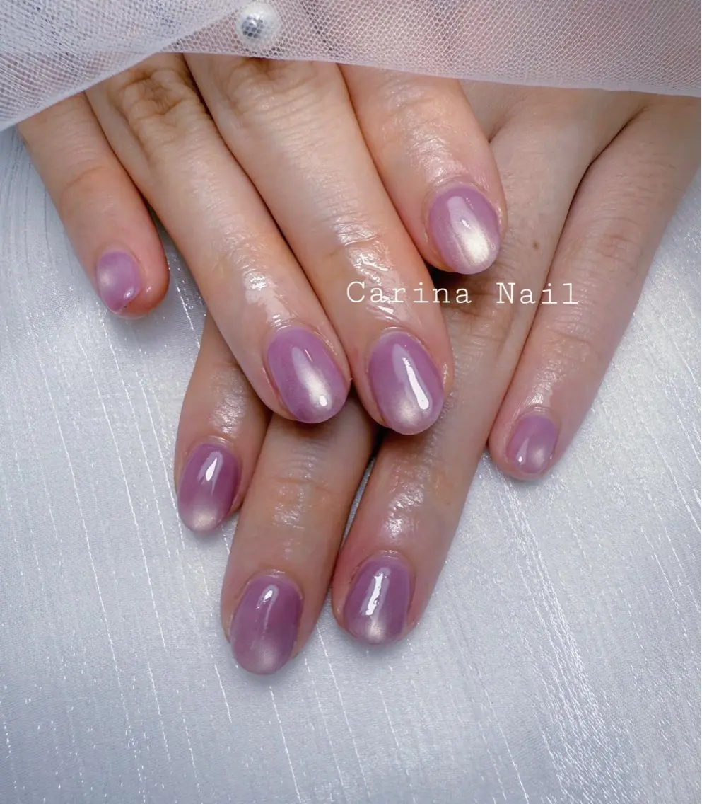 ネイル マグネットネイル シンプルネイル Carina Nailのネイルデザイン