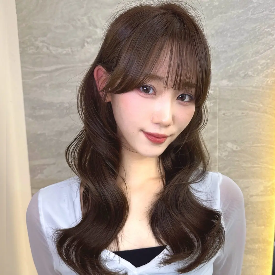 ロング カット ヘアカラー トリートメント ウルフカット/ 髪質改善/大石晴也のヘアスタイル