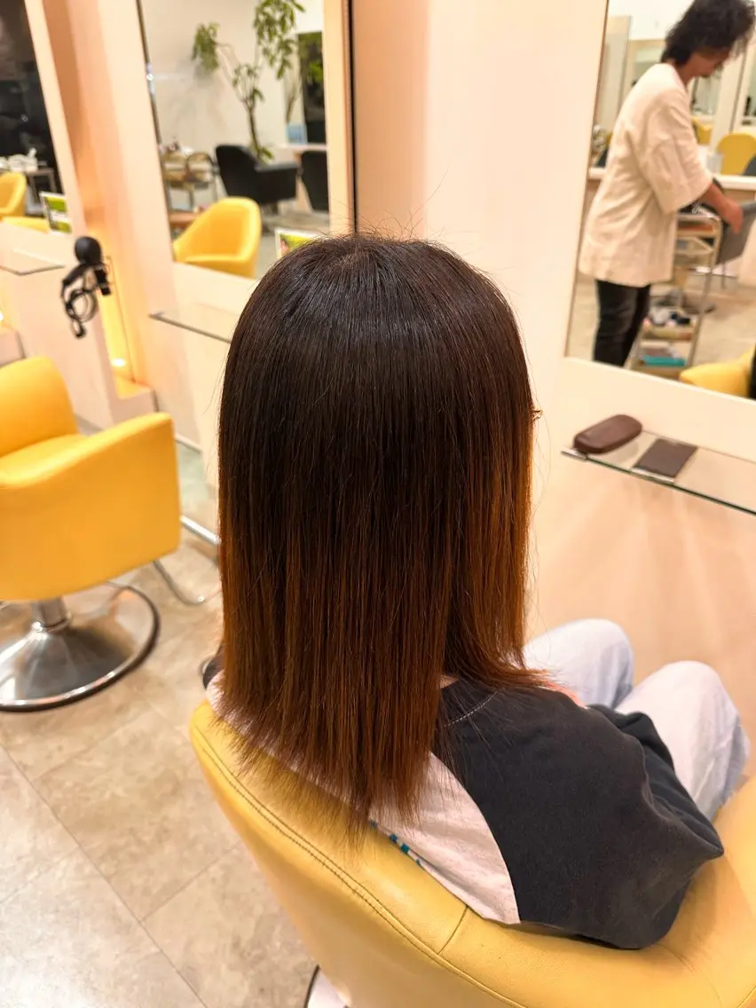 パーマ ストレートパーマ 柴田 舜吏のヘアスタイル