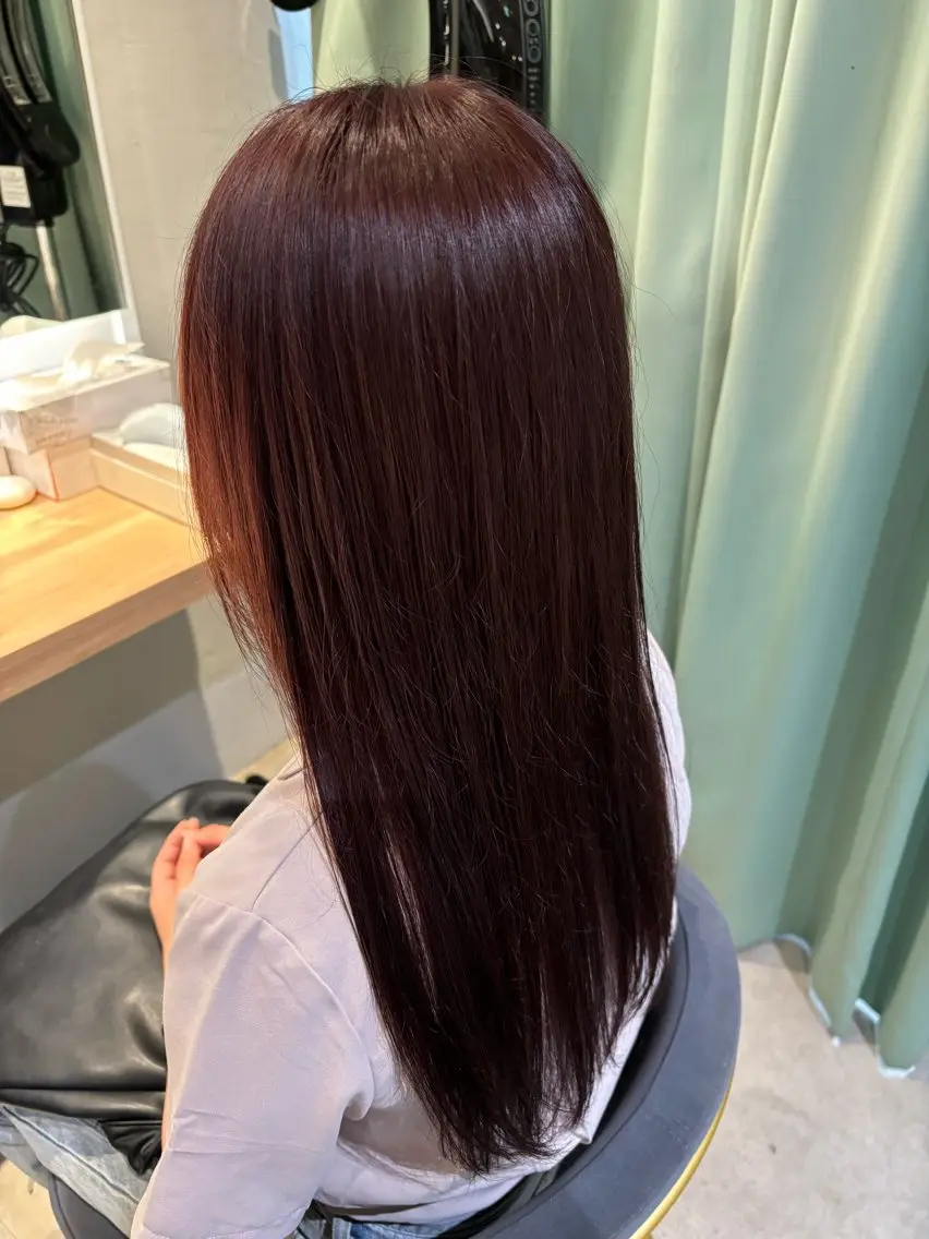 カラー ブラウンカラー ピンクカラー 髪質改善 ヘアカラー トリートメント りあの🎀 /暖色カラー🍒のヘアスタイル