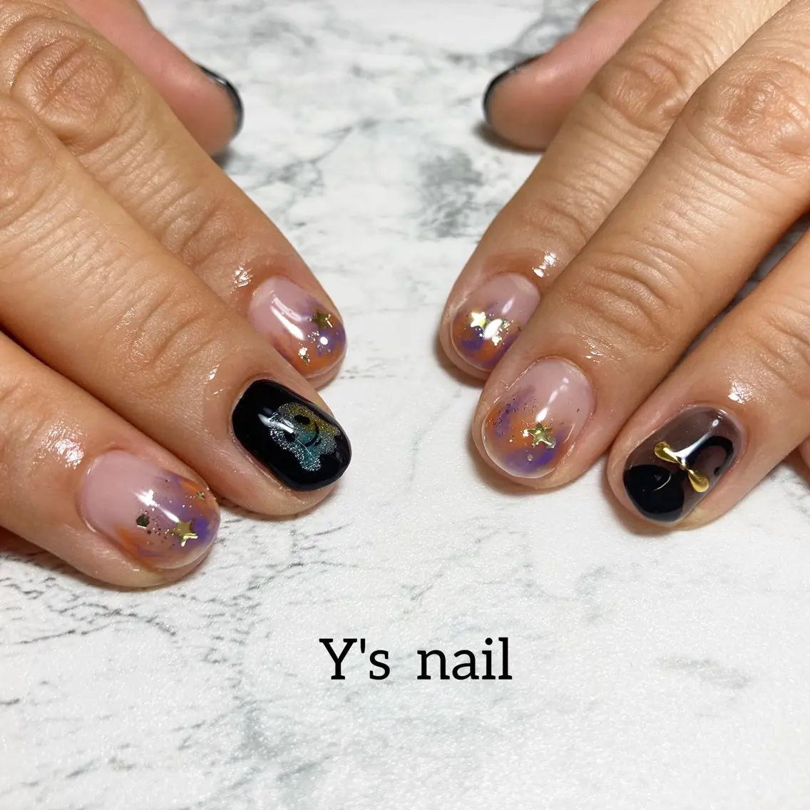 ネイル 手書きが得意🖌️ Y’s  nailのネイルデザイン