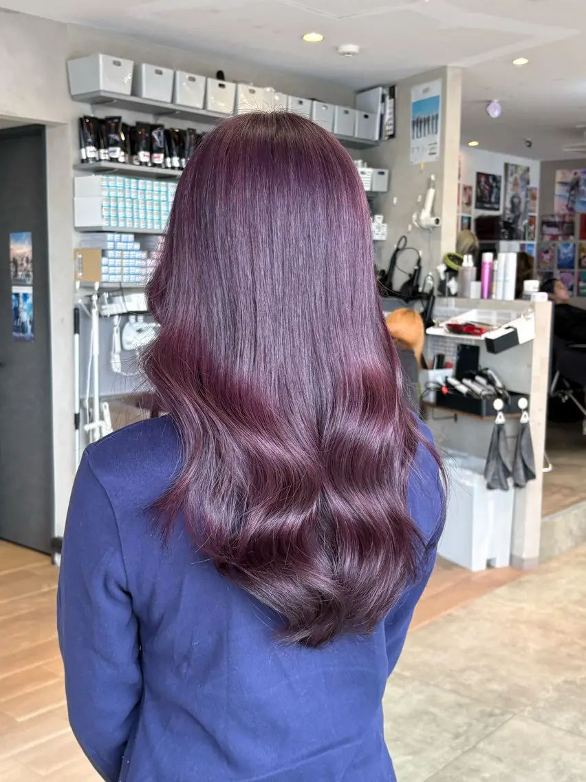 カラー ブリーチ ラベンダーカラー ヘアカラー 渋谷| 艶カラー 🌟TOMOKAのヘアスタイル