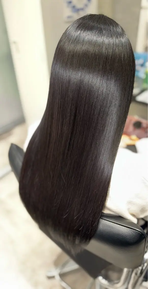 ロング ショートボブ ボブ 髪質改善 ロング 縮毛矯正 ドライ カット✂️髪質改善のヘアスタイル