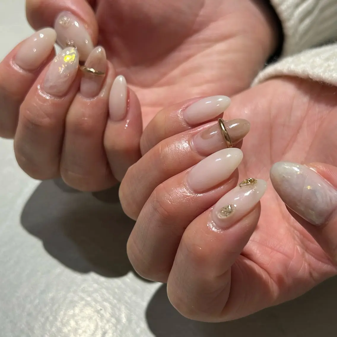ネイル ニュアンスネイル Lulea nailのネイルデザイン