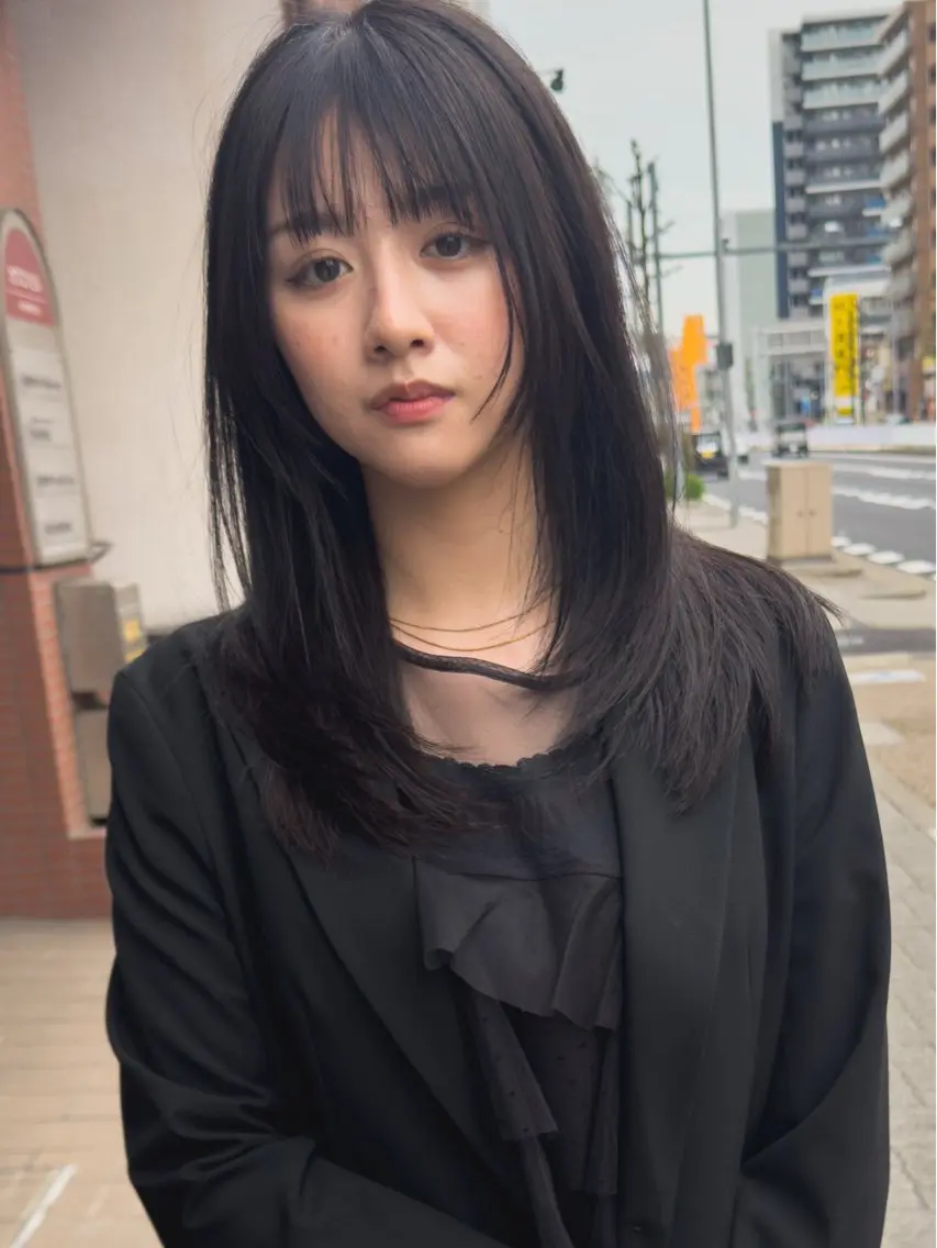 ロング 米澤 俊輔のヘアスタイル