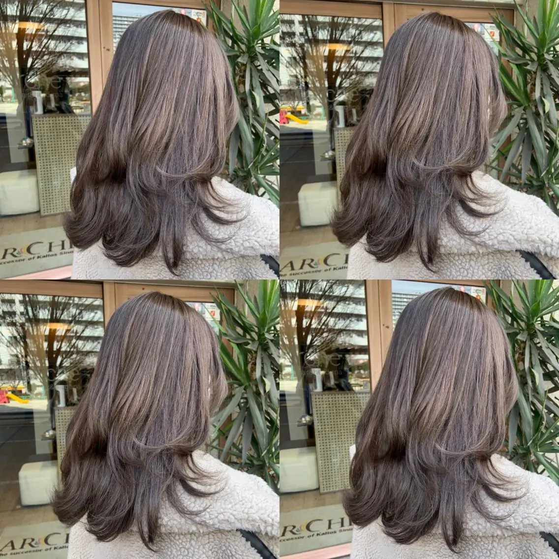 ミディアム カラー 🤍透明感/韓国風 🤍サクラギヒトミのヘアスタイル