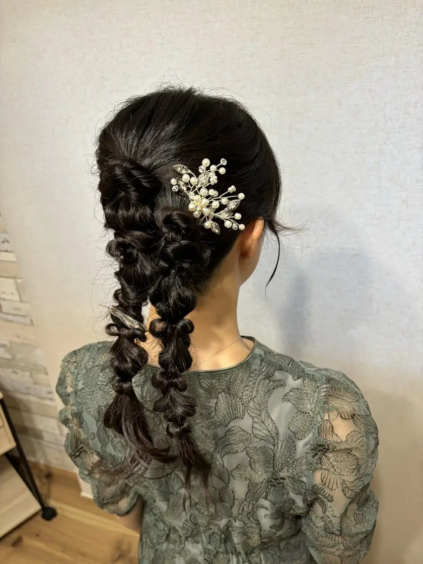 ヘアアレンジ ヘアセット hair salon【クラン】のヘアスタイル