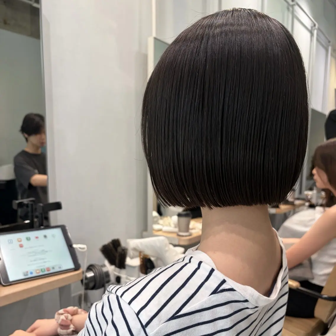 ショート カラー カット ヘアカラー ボブ/透明感カラー いまかわ ゆなのヘアスタイル