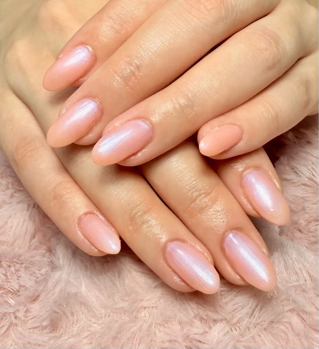 ネイル アートネイル チークネイル フラッシュネイル フラッシュマグ フレンチネイル Mai’s nailのネイルデザイン