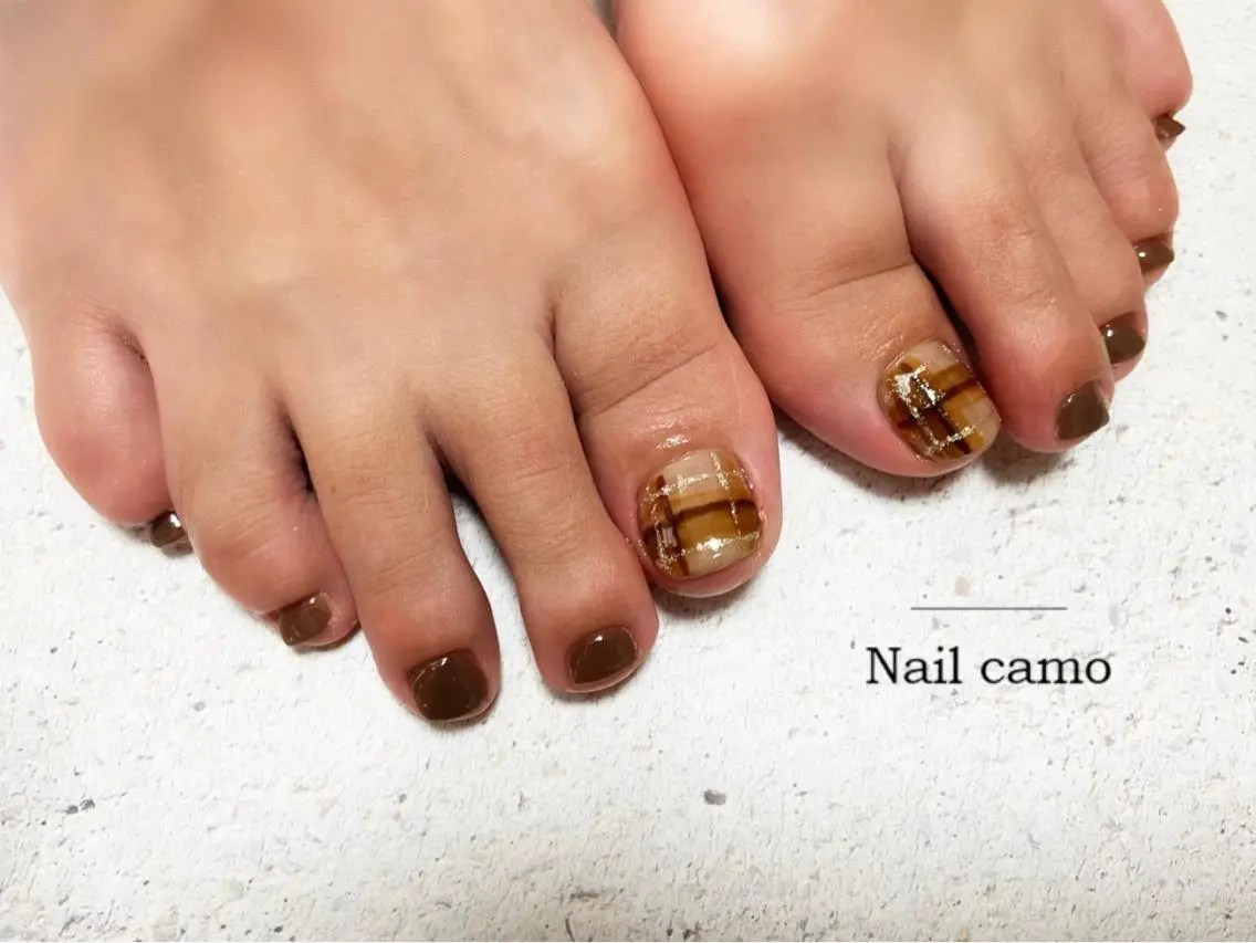 ネイル フットネイル 🌟Nail camo🌟のネイルデザイン