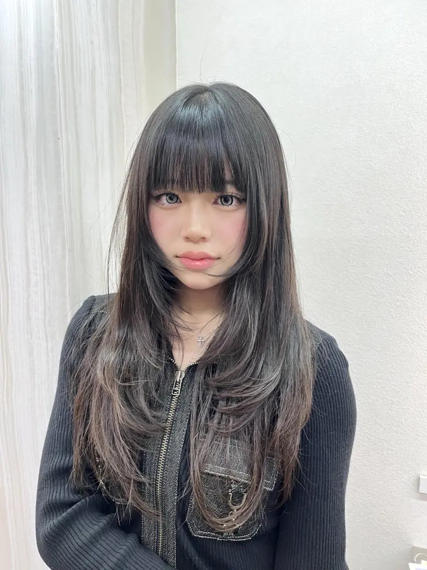 【‼️本日限定‼️】🐈‍⬛🎀レイヤーカットモデル🫧+高保湿トリートメント🪄︎︎+仕上げスタイリング付き💫💫の写真