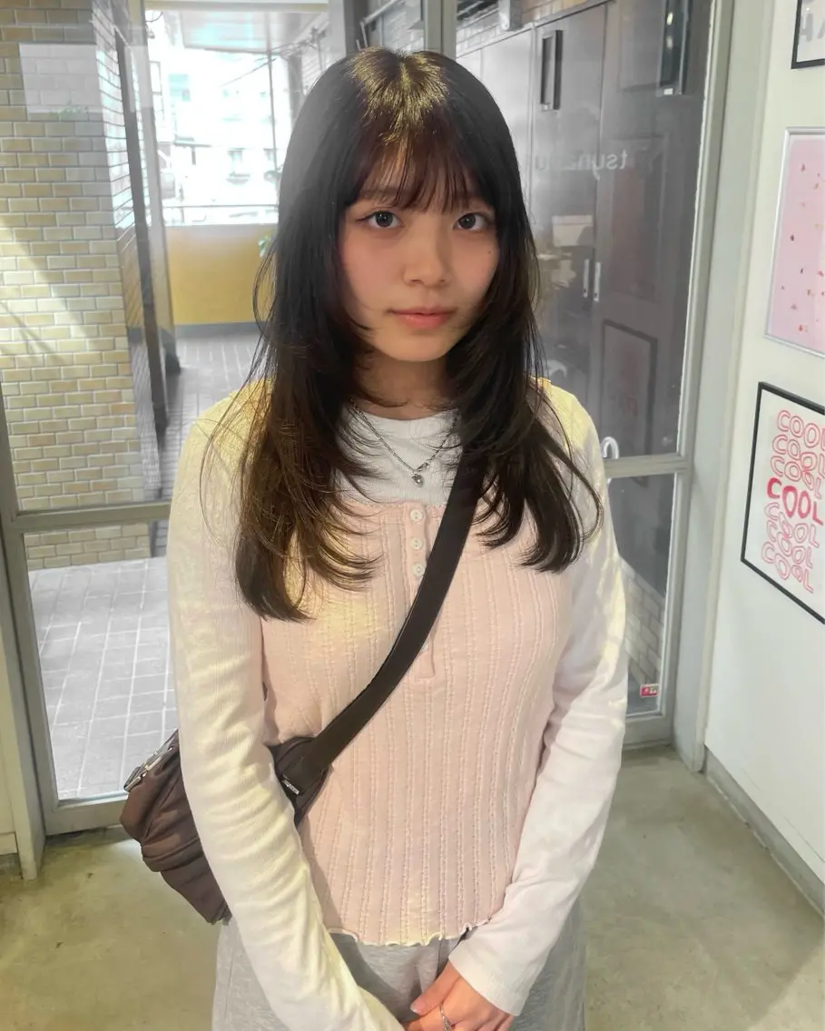 ロング限定レイヤーカットღ+ケアカラー+選べるバイカルテTRの写真