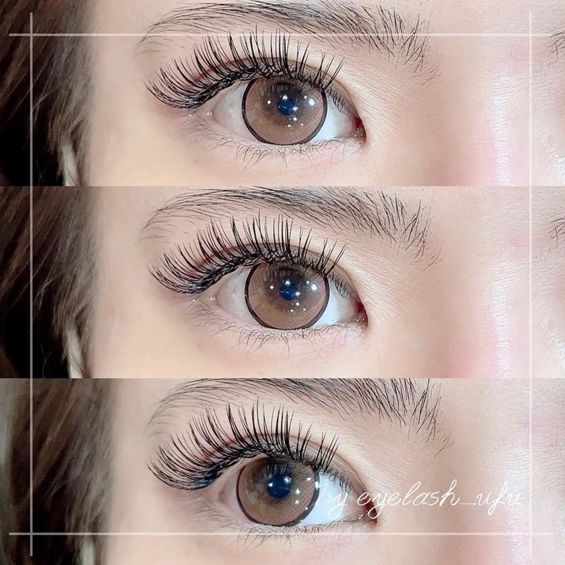 マツエク・マツパ 付け放題 フラットラッシュ セーブル マツエク eyelash ufuのマツエク・マツパデザイン