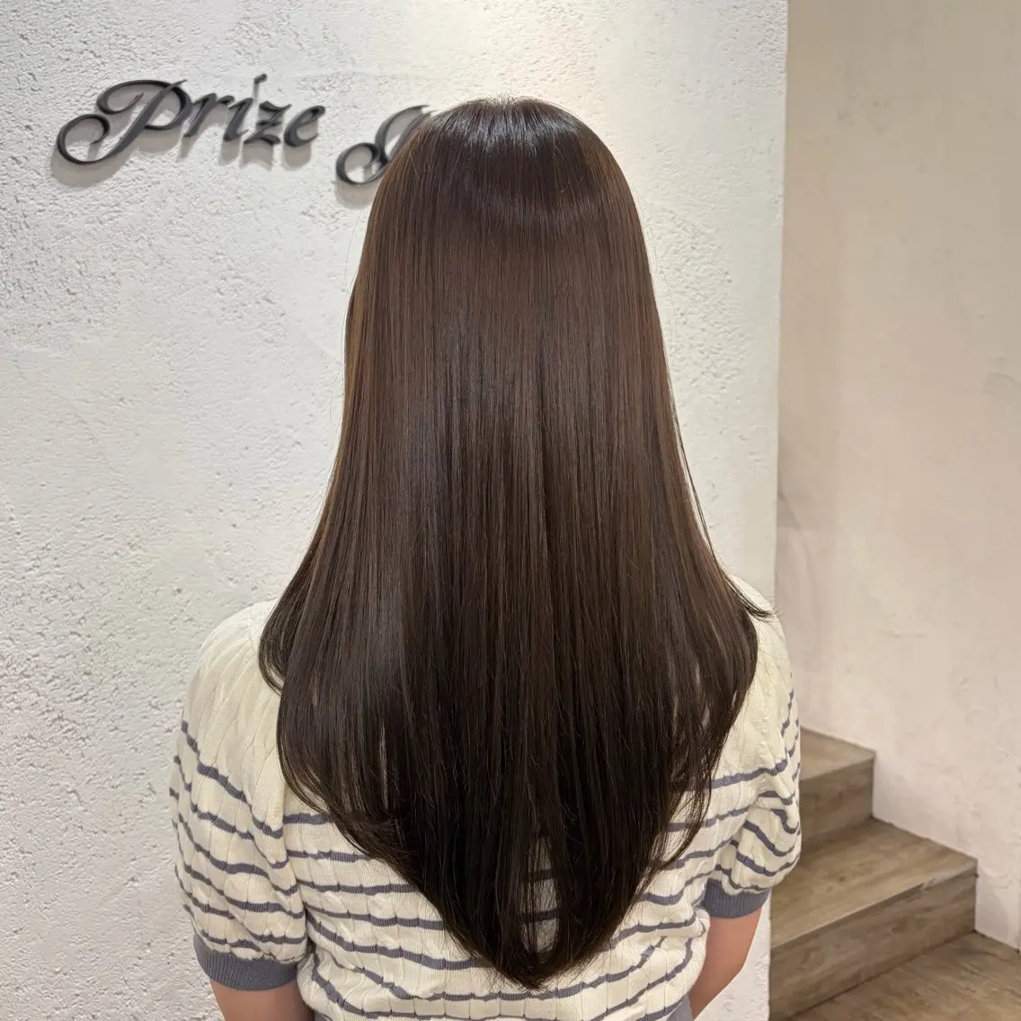 ロング カラー ベージュカラー ブリーチ 透明感カラー オリーブベージュ レイヤーカット カット ヘアカラー トリートメント 🪽レイヤーカット/ 韓国ヘア🦋hinaのヘアスタイル
