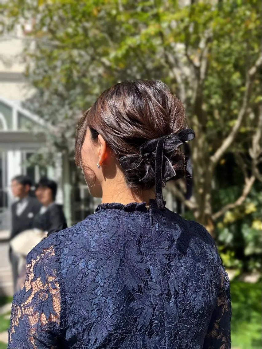 【レディース】カット➕ヘアセット※現金のみの写真