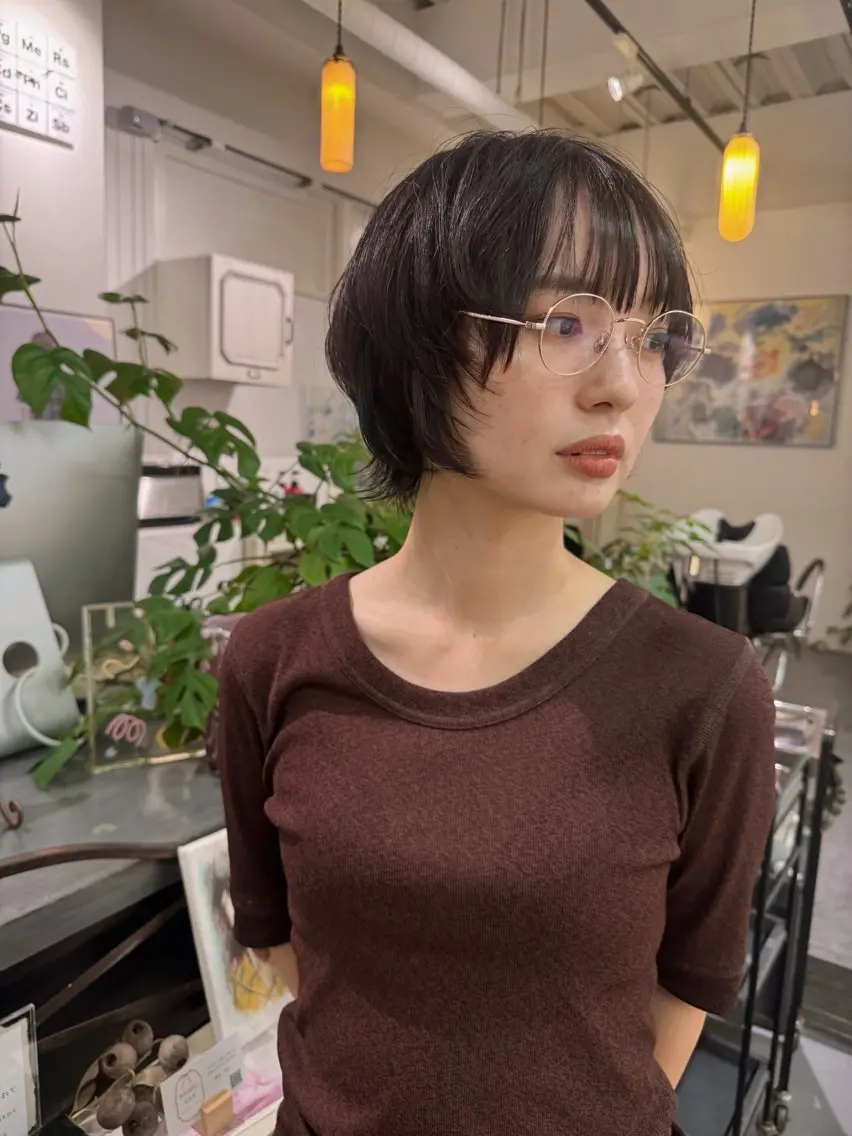 ショート カラー ショートヘア カット ヘアカラー トリートメント ooit 【オーイット】のヘアスタイル