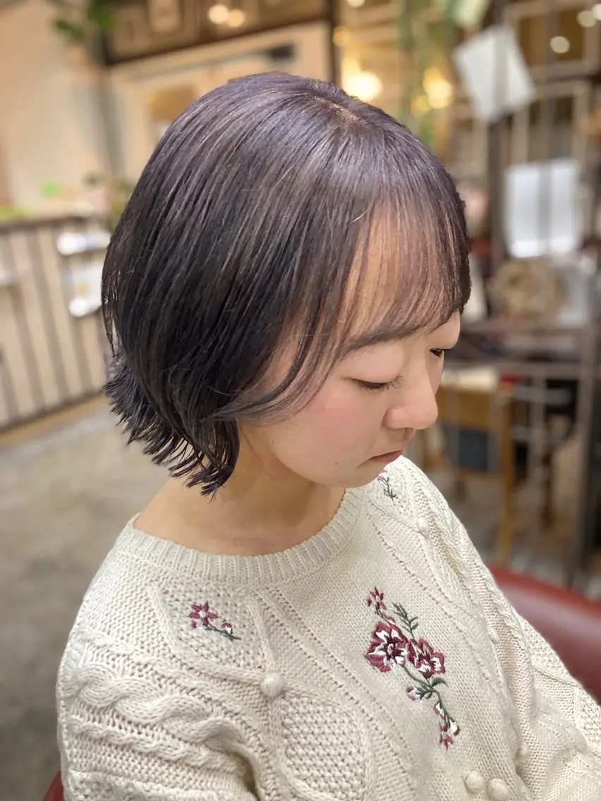 ショート カラー アッシュ ラベンダーカラー ラベンダーアッシュ ヘアカラー 新田龍之輔 →メンズ/派手髪のヘアスタイル