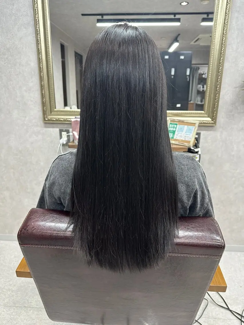 ロング 髪質改善 髪質改善サロン Lien深井店のヘアスタイル