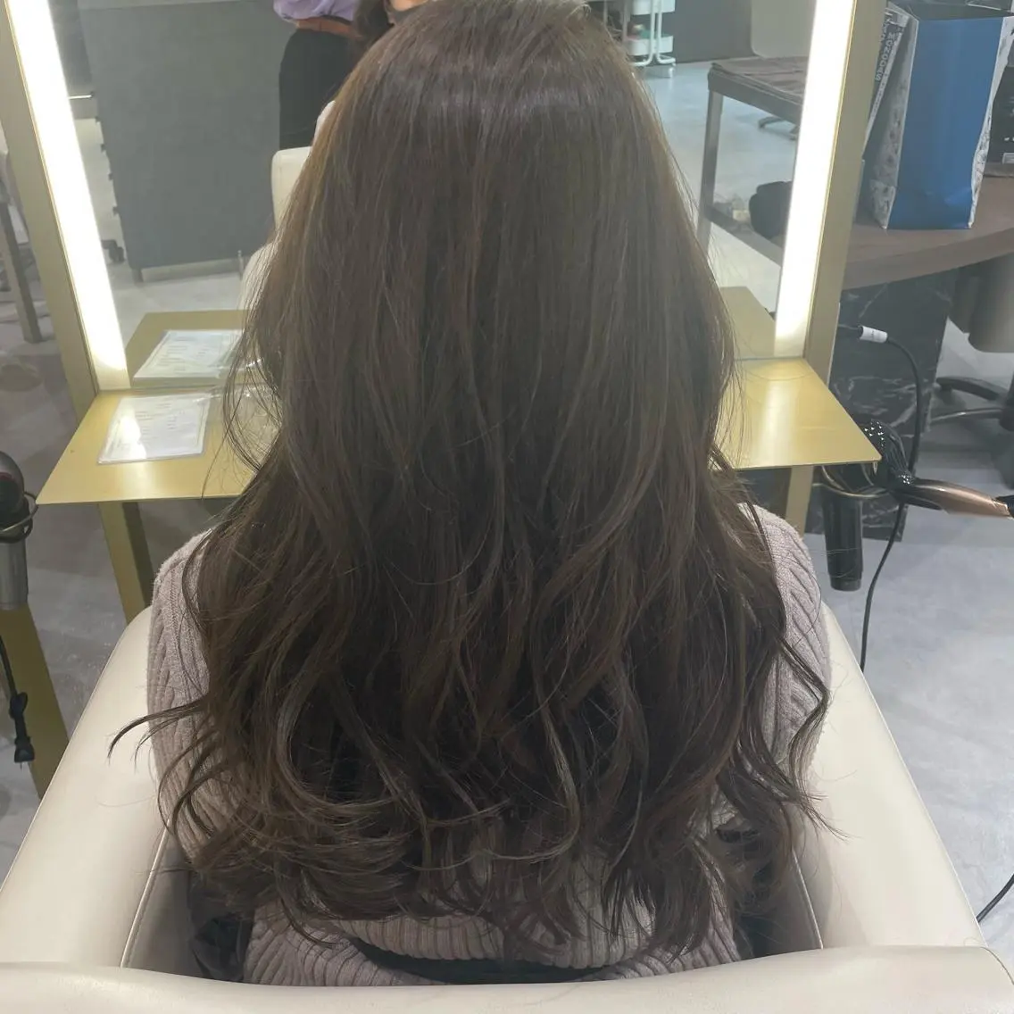 ロング パーマモデル募集🌈 森脇帆南のヘアスタイル