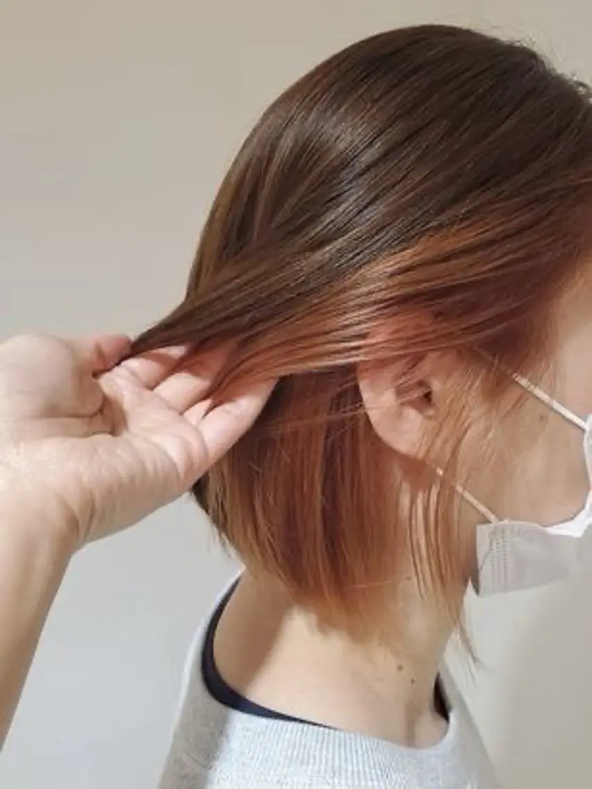 カラー ヘアカラー くろたき まほのヘアスタイル
