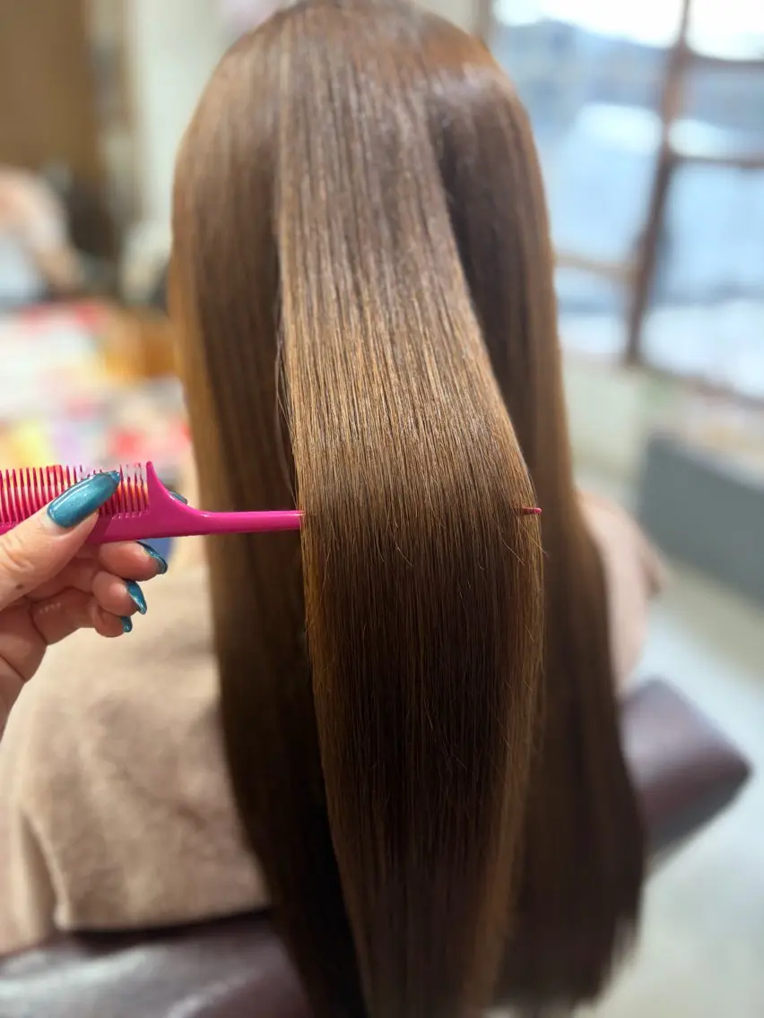 ロング 髪質改善 トリートメント 菅原 愛華のヘアスタイル