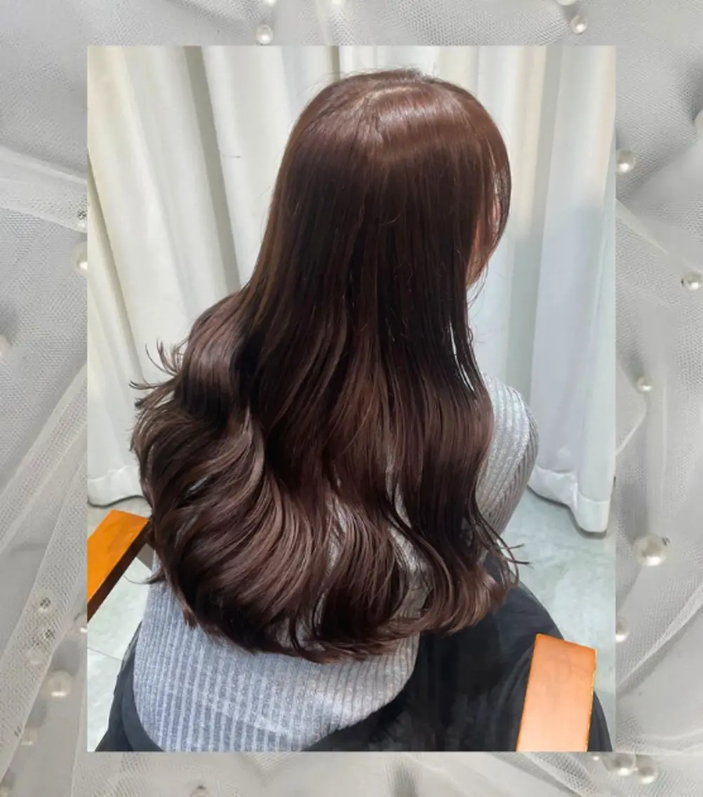 カラー ブラウンカラー ショコラブラウン ヘアカラー みゆ💖💫透明感 カラー／ヘアアレンジのヘアスタイル