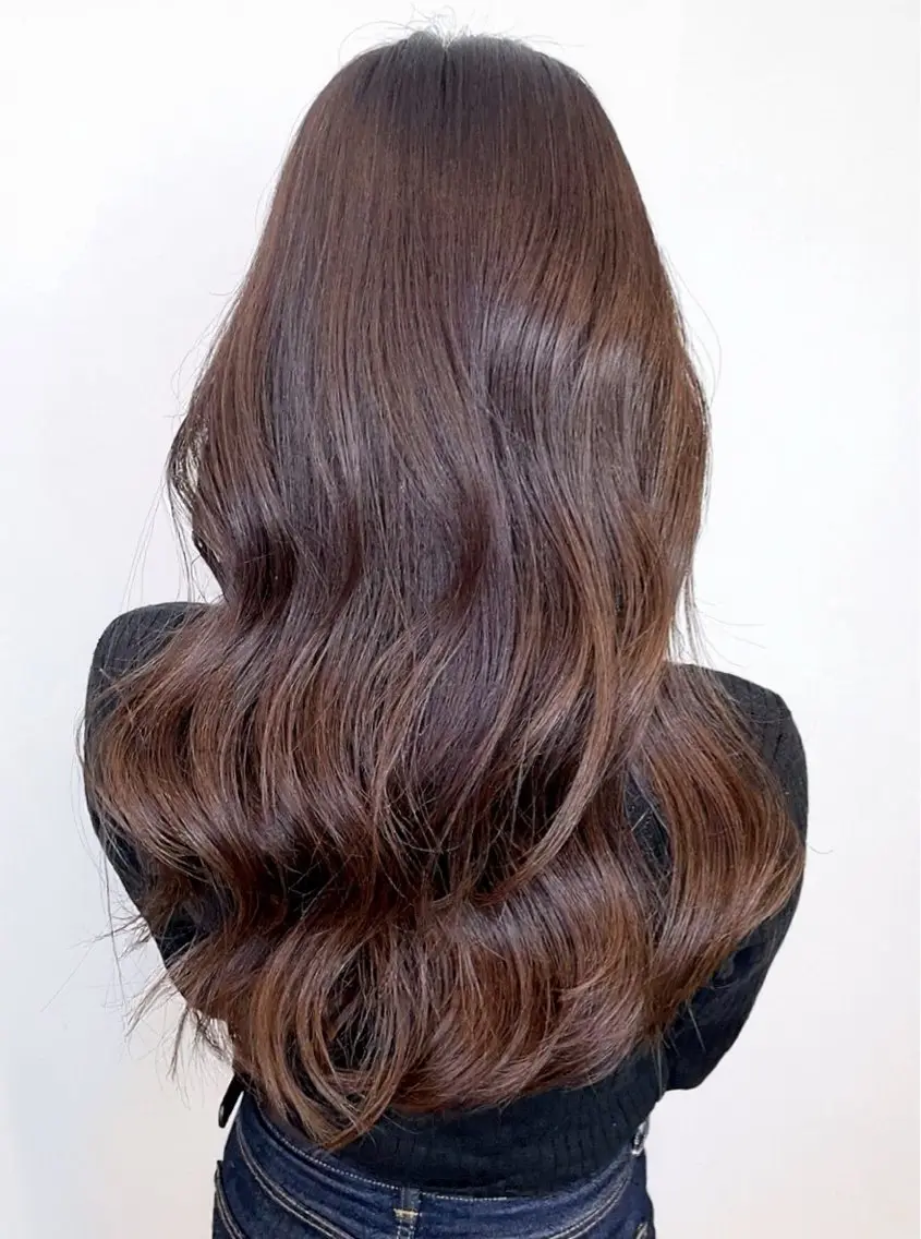 ロング カラー MAISON ema 🩵笹野 希里香のヘアスタイル