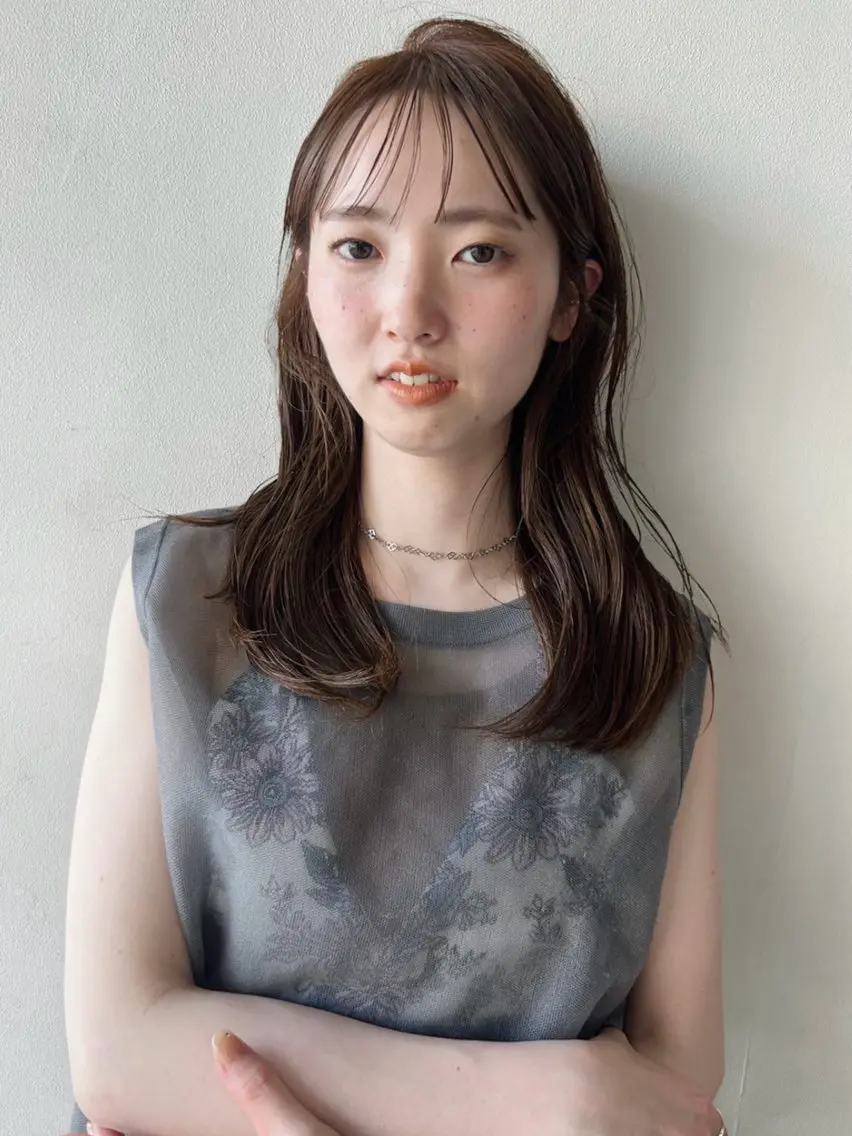 セミロング ARCHEsaito スタイリストレッスンのヘアスタイル