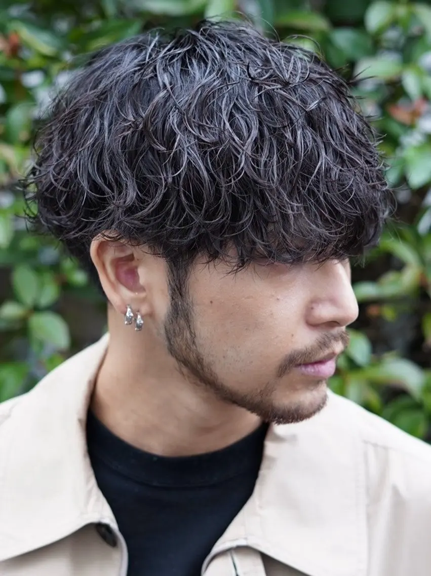 パーマ メンズ カット パーマ メンズ特化/パーマ /縮毛矯正/山本千太のヘアスタイル