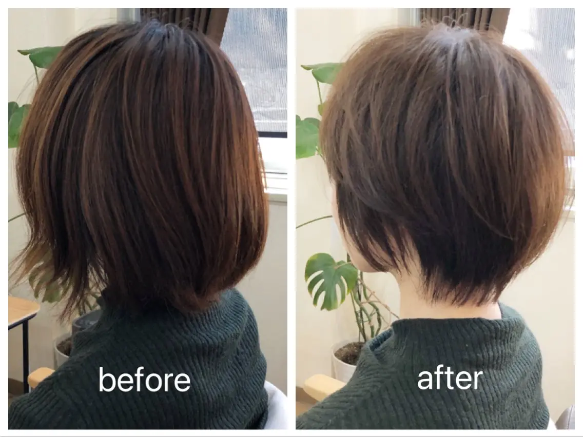 ショート カラー nest  のヘアスタイル