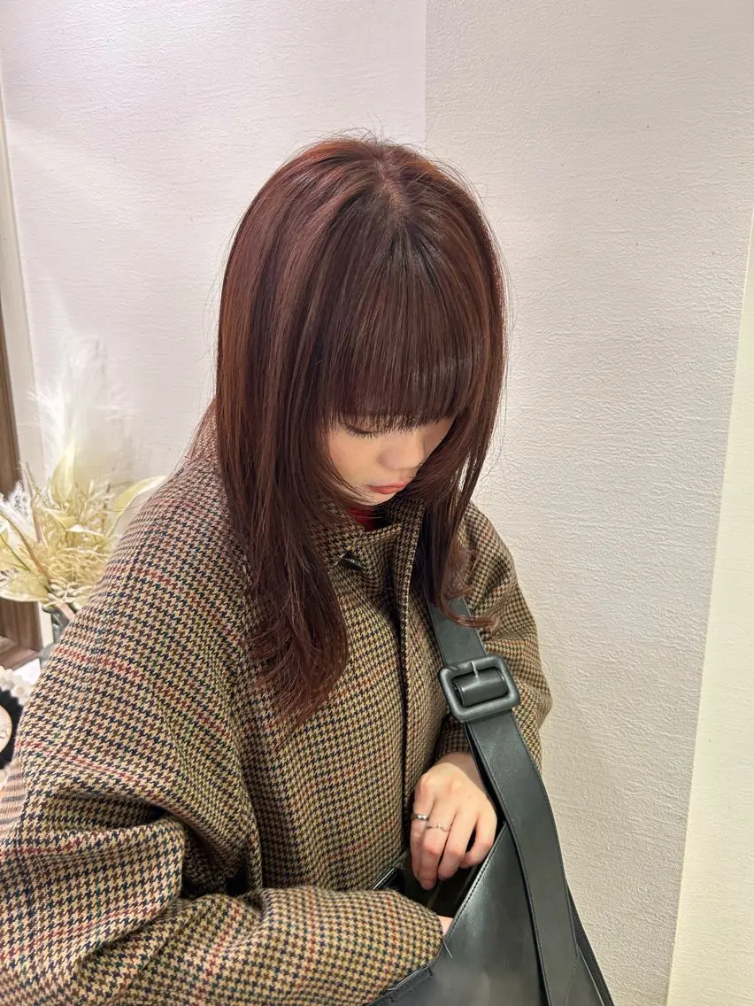 セミロング 韓国レイヤー✂︎ yuka♥️のヘアスタイル