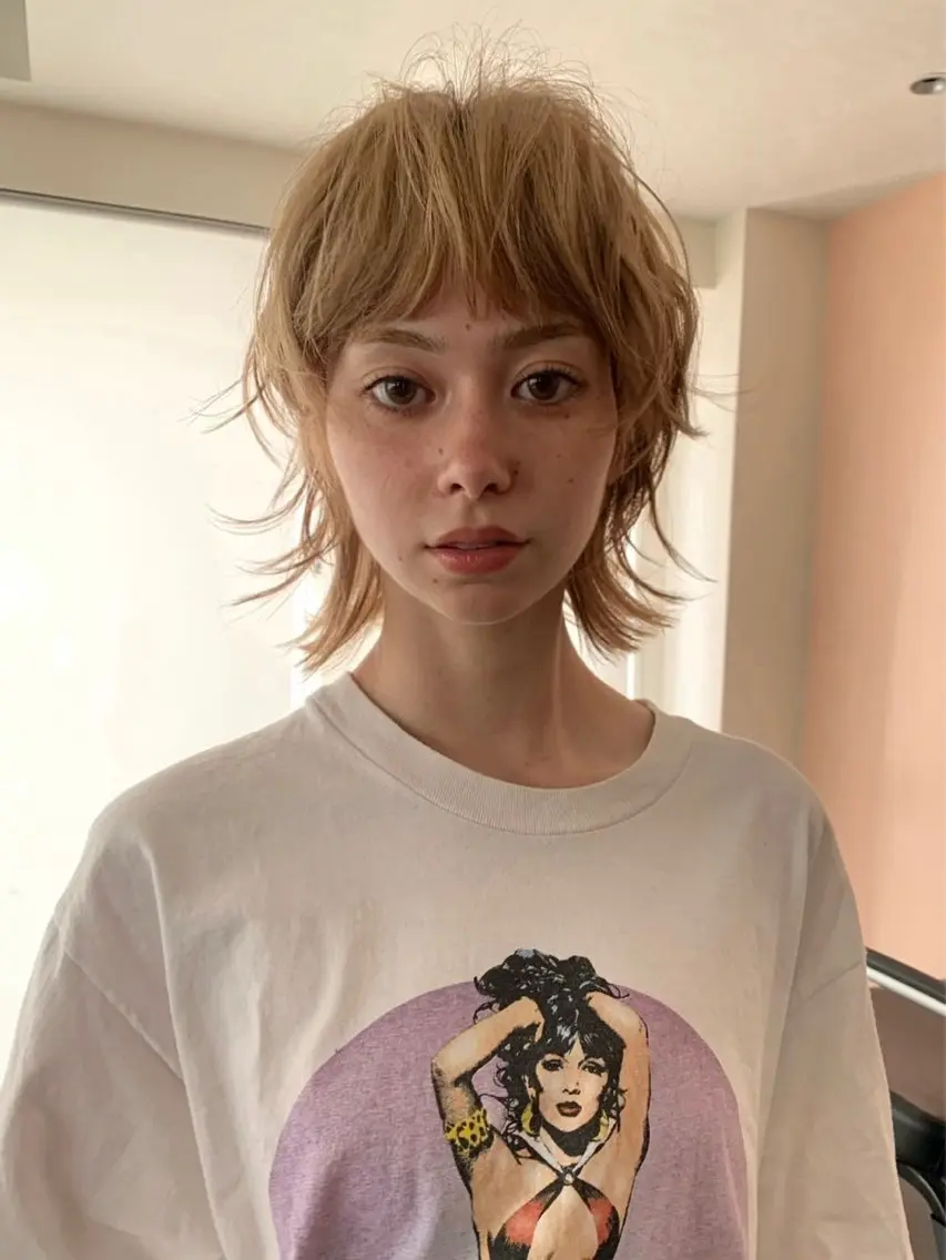 ショート カラー 山田 京介のヘアスタイル