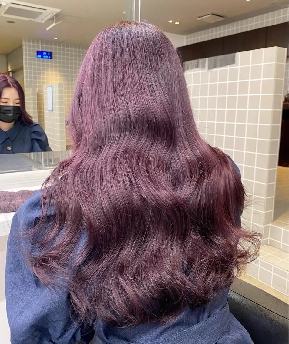 ロング カラー 🎀暖色/ラベンダー /paru🤍のヘアスタイル