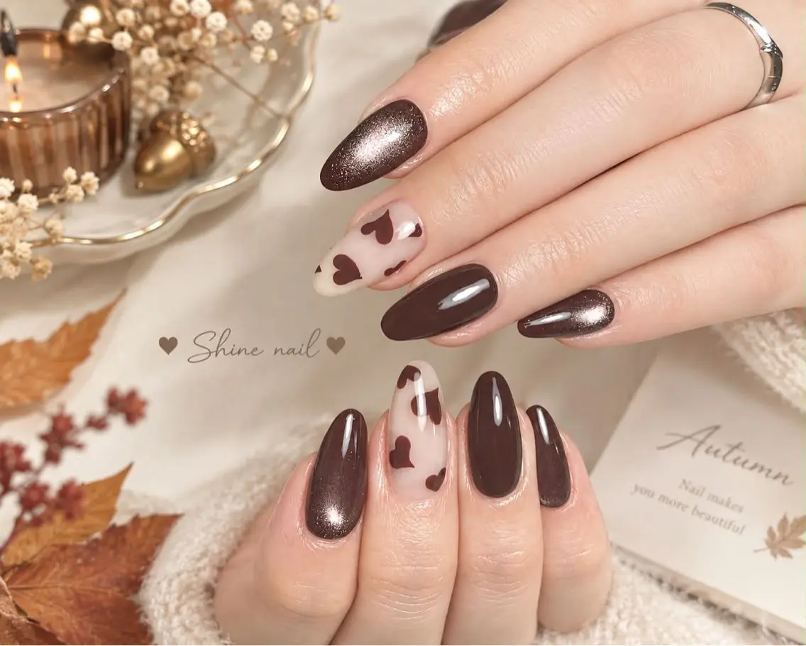 ネイル shine 🎀 長さ出し専門のネイルデザイン
