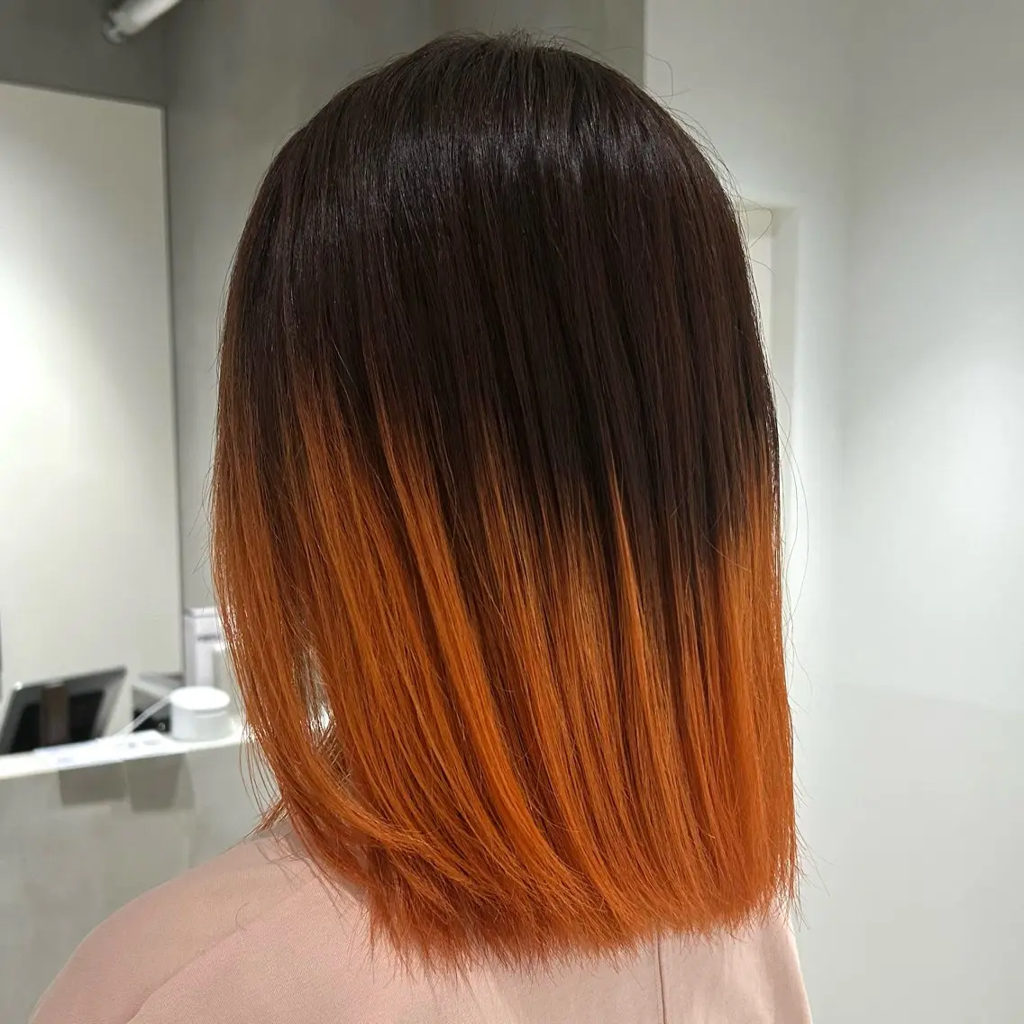 似合わせカット✂️➕ケアブリーチダブルカラー💡+ 艶髪3stepトリートメント🪽の写真